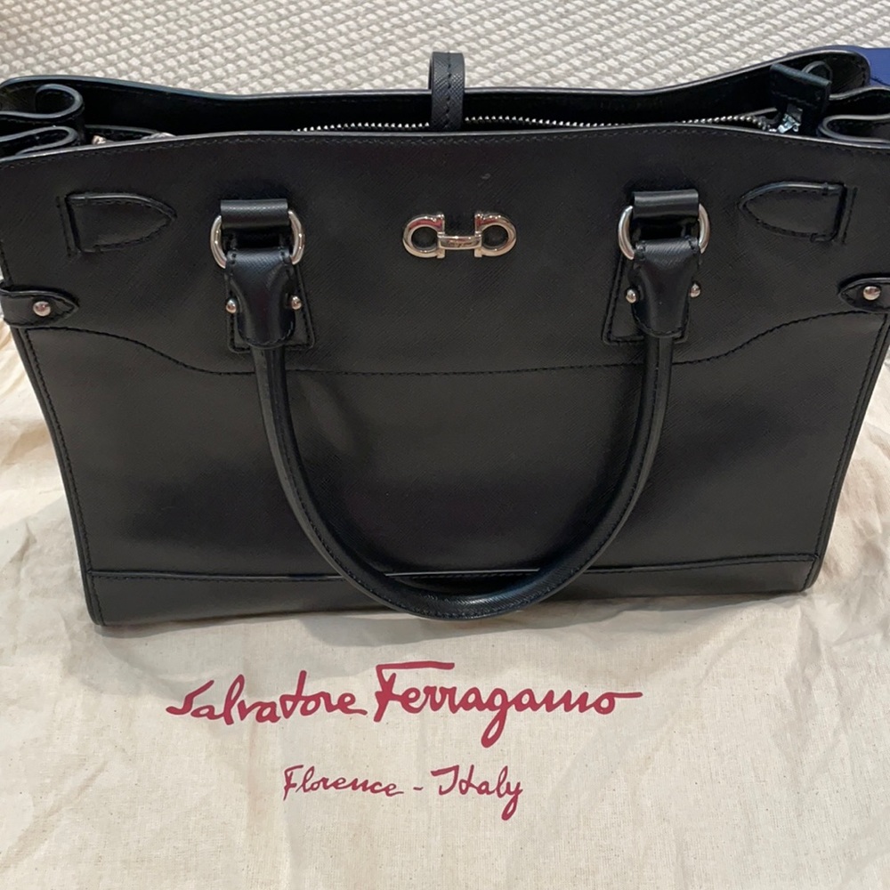 Salvatore Ferragamo black purse